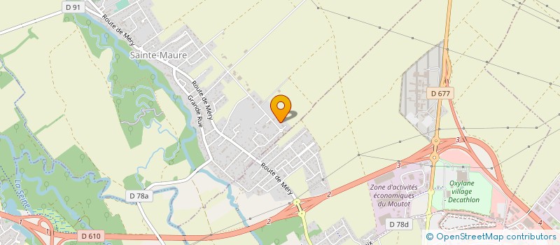 localisation de l'entreprise MONSIEUR JEAN CHAMOIN  SAINTE-MAURE