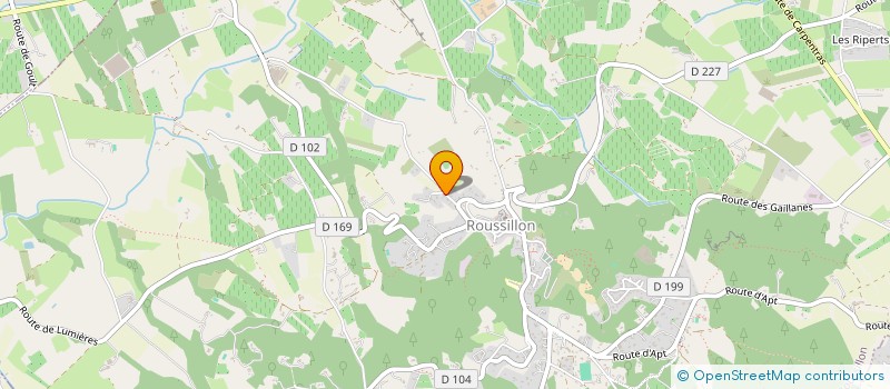 localisation de l'entreprise MONSIEUR JEAN CHAMP  ROUSSILLON