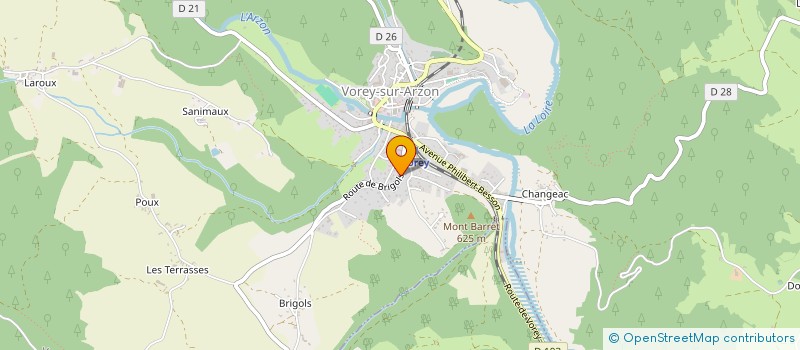 localisation de l'entreprise MONSIEUR JEAN CHAMPAGNAC à VOREY
