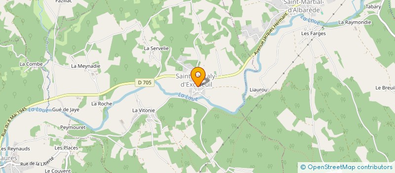 localisation de l'entreprise MONSIEUR JEAN CHAMPAGNE à SAINT PANTALY D'EXCIDEUIL
