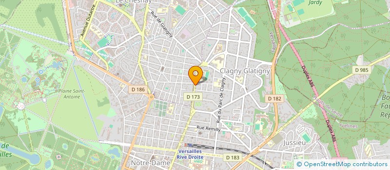 localisation de l'entreprise MONSIEUR JEAN CHAMPETIER-DE-RIBES à VERSAILLES
