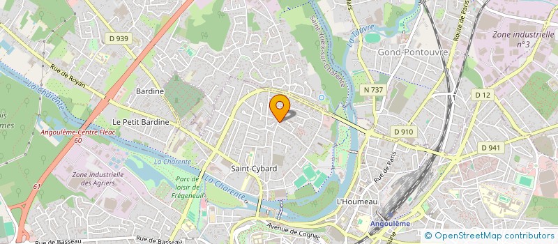 localisation de l'entreprise MONSIEUR JEAN CHAMPIGNY à ANGOULEME