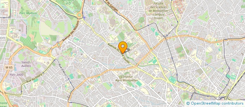 localisation de l'entreprise MONSIEUR JEAN CHAMPROUX à MONTPELLIER