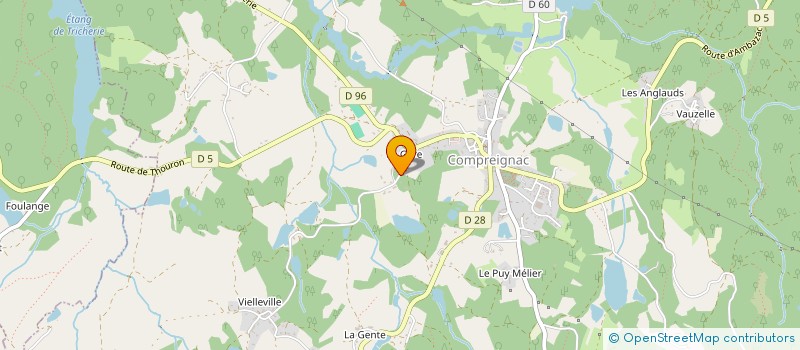 localisation de l'entreprise MONSIEUR JEAN CHANCOMMUNAL à SAINT-PARDOUX-LE-LAC