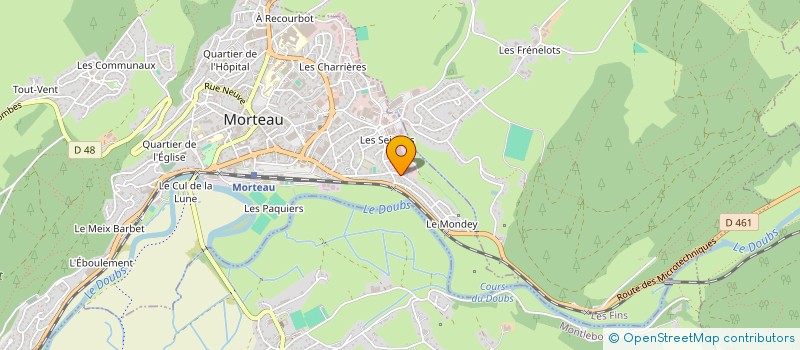 localisation de l'entreprise MONSIEUR JEAN CHANEZ à LES COMBES