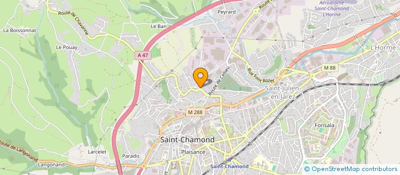 localisation de l'entreprise MONSIEUR JEAN CHANGENET  SAINT-CHAMOND