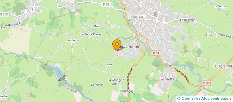 localisation de l'entreprise MONSIEUR JEAN CHANTELOUP à MORNANT