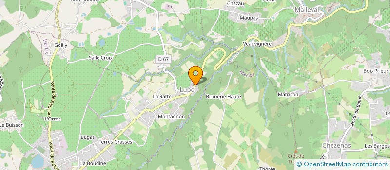 localisation de l'entreprise MONSIEUR JEAN CHANTELOUVE  LUPE