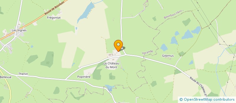 localisation de l'entreprise MONSIEUR JEAN CHANTEUX  YGRANDE