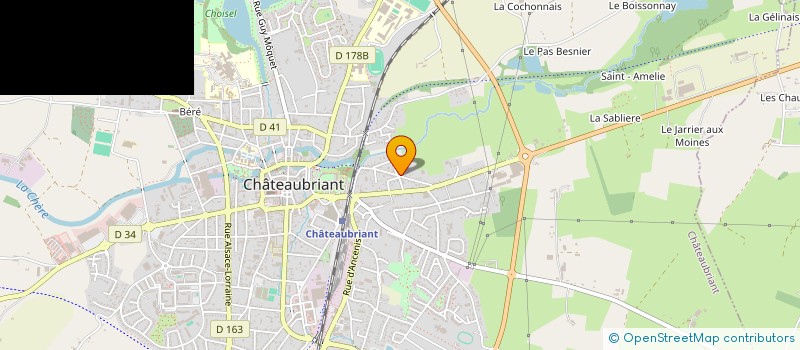 localisation de l'entreprise MONSIEUR JEAN CHAPLAIS à CHATEAUBRIANT