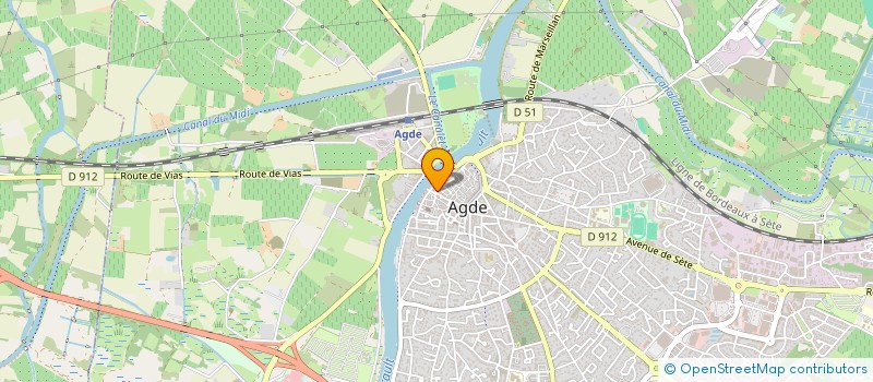 localisation de l'entreprise MONSIEUR JEAN CHAPOTOT à AGDE