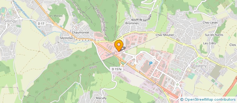 localisation de l'entreprise MONSIEUR JEAN CHAPPELUZ  SILLINGY