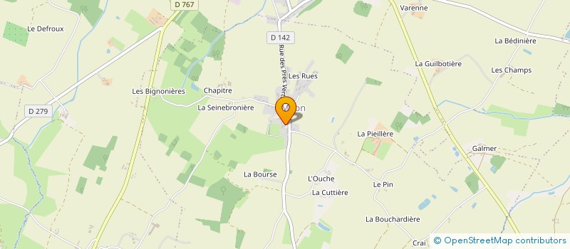 localisation de l'entreprise MONSIEUR JEAN CHAPRON à NOYANT-VILLAGES
