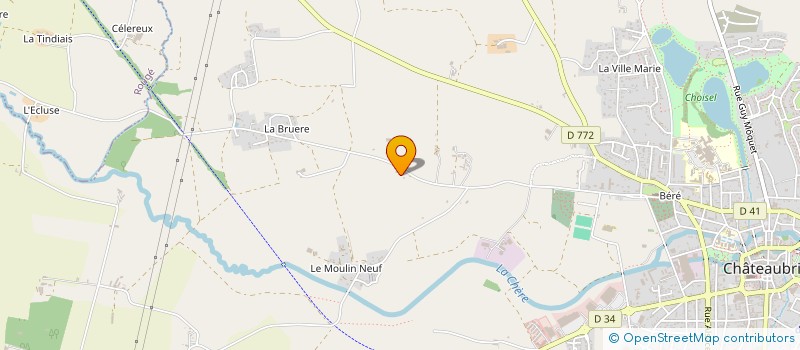 localisation de l'entreprise MONSIEUR JEAN CHAPRON à SAINT-AUBIN-DES-CHATEAUX