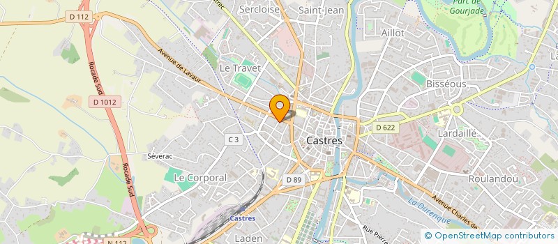 localisation de l'entreprise MONSIEUR JEAN CHAPTAL  CASTRES