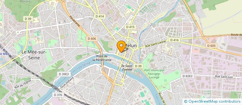 localisation de l'entreprise MONSIEUR JEAN CHAPUT à MELUN