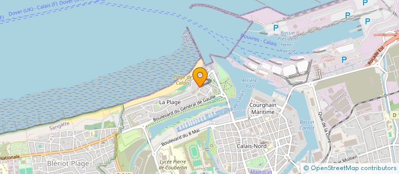 localisation de l'entreprise MONSIEUR JEAN CHARAVEL  CALAIS