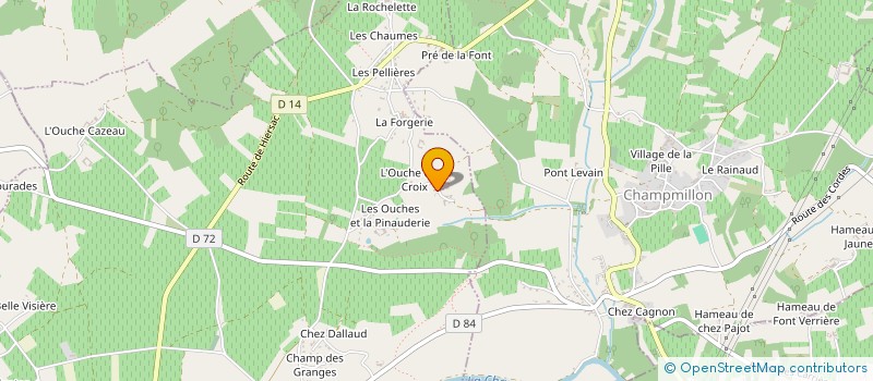 localisation de l'entreprise MONSIEUR JEAN CHARBONNAUD  MOSNAC-SAINT-SIMEUX