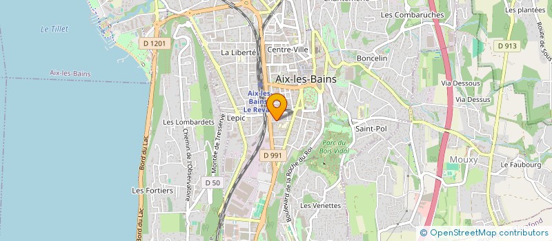 localisation de l'entreprise MONSIEUR JEAN CHARDON à AIX-LES-BAINS