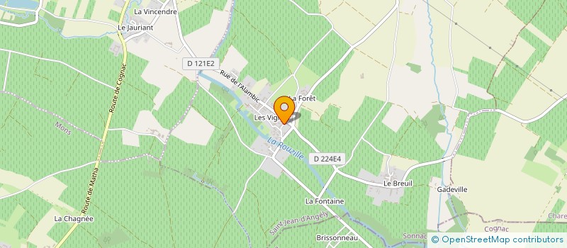 localisation de l'entreprise MONSIEUR JEAN CHARGE à SONNAC