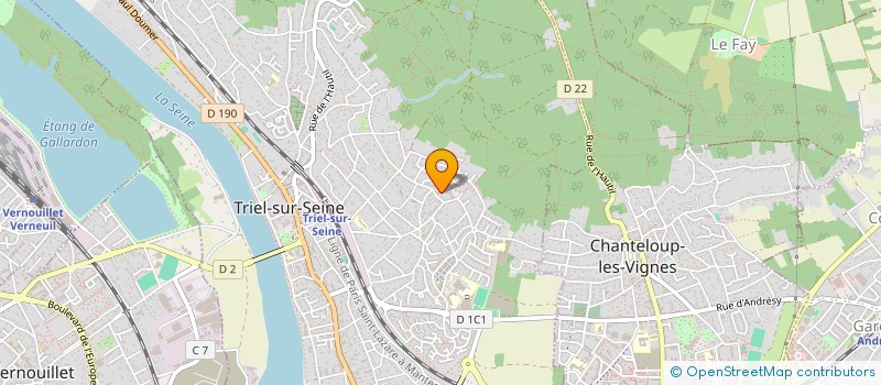 localisation de l'entreprise MONSIEUR JEAN CHARLES  TRIEL-SUR-SEINE