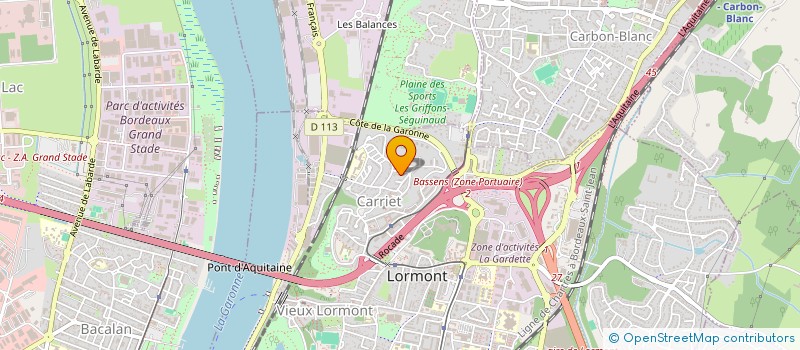 localisation de l'entreprise MONSIEUR JEAN-CHARLES ABBEY  LORMONT