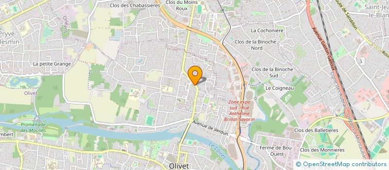 localisation de l'entreprise MONSIEUR JEAN CHARLES AGULHON à OLIVET