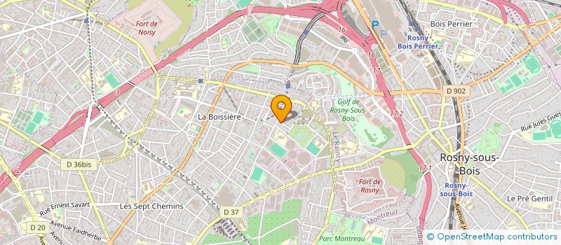 localisation de l'entreprise MONSIEUR JEAN-CHARLES AJAVON à MONTREUIL
