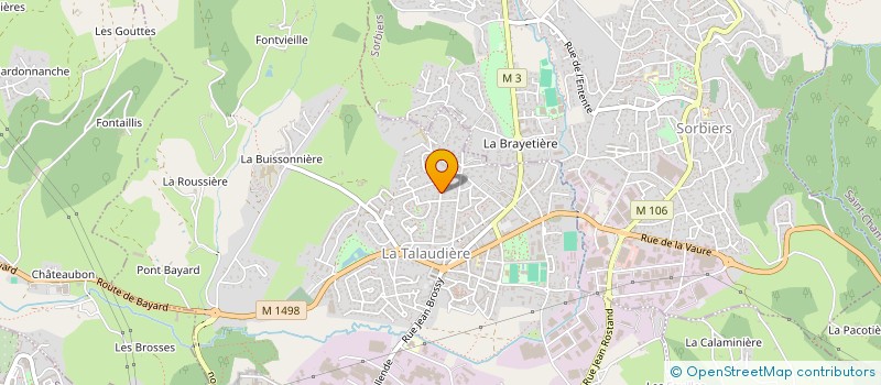 localisation de l'entreprise MONSIEUR JEAN-CHARLES BANET à LA TALAUDIERE