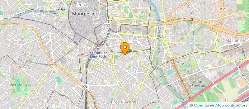 localisation de l'entreprise MONSIEUR JEAN-CHARLES BENOLIEL à MONTPELLIER