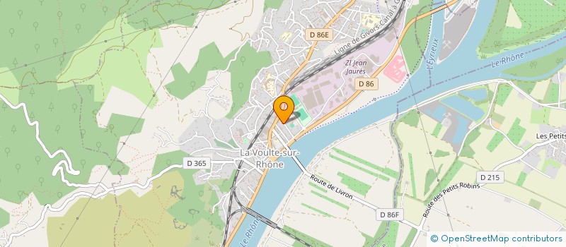 localisation de l'entreprise MONSIEUR JEAN-CHARLES BERMEJO à LA VOULTE-SUR-RHONE