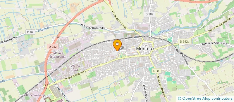 localisation de l'entreprise MONSIEUR JEAN CHARLES BES  LORIOL-DU-COMTAT