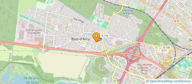 localisation de l'entreprise MONSIEUR JEAN-CHARLES BESSET  BOIS-D'ARCY