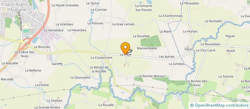 localisation de l'entreprise MONSIEUR JEAN CHARLES BETHUEL  SAINT-AUBIN-D AUBIGNE