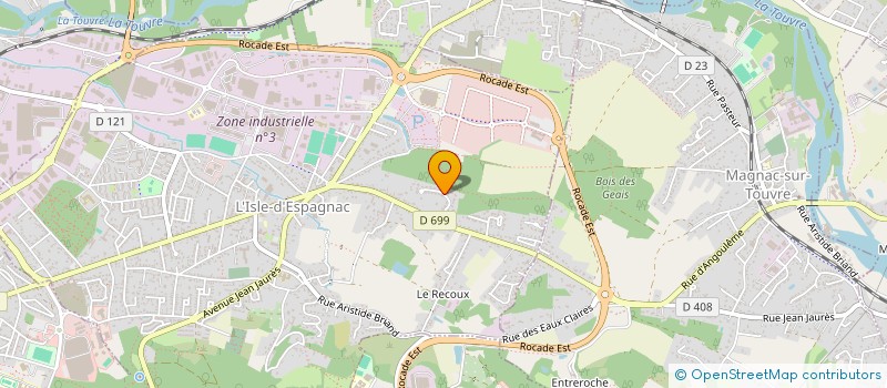 localisation de l'entreprise MONSIEUR JEAN CHARLES BOUDIN  POITIERS