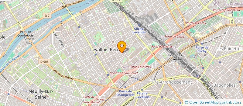localisation de l'entreprise MONSIEUR JEAN-CHARLES BOUQUET à LEVALLOIS-PERRET