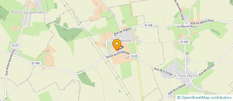 localisation de l'entreprise MONSIEUR JEAN-CHARLES BOURDON  BOUDEVILLE