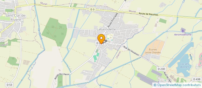 localisation de l'entreprise MONSIEUR JEAN-CHARLES BOUSQUET  MURET