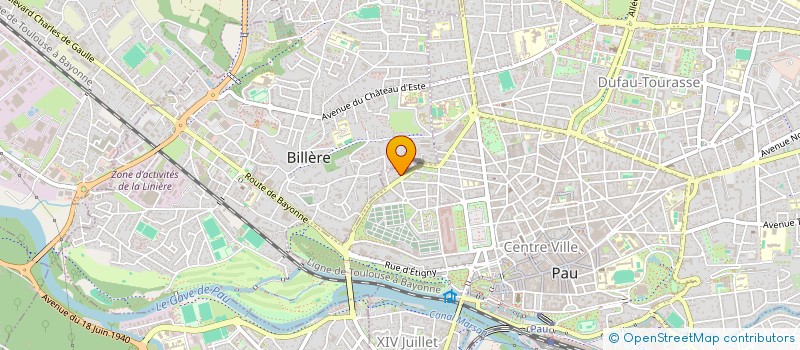 localisation de l'entreprise MONSIEUR JEAN-CHARLES BRAY à PAU