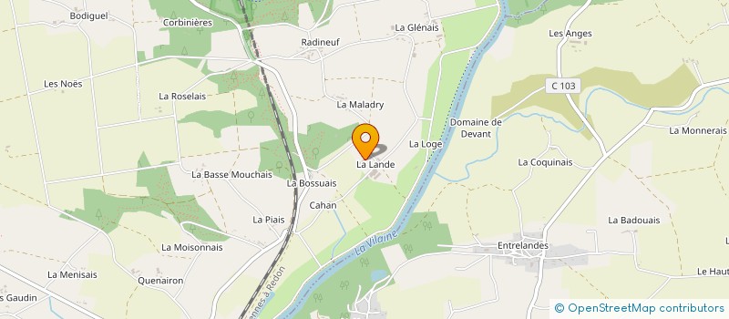 localisation de l'entreprise MONSIEUR JEAN CHARLES BRIERE à LANGON