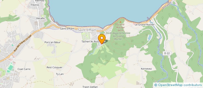 localisation de l'entreprise MONSIEUR JEAN-CHARLES BRIFFAUT  PLESTIN-LES-GREVES