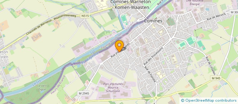 localisation de l'entreprise MONSIEUR JEAN-CHARLES BULCKAEN à COMINES