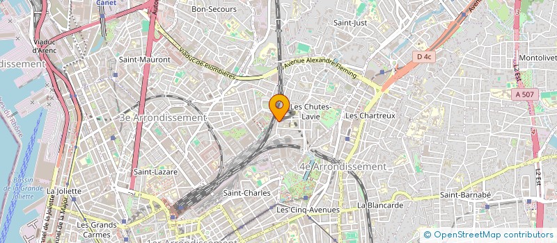 localisation de l'entreprise MONSIEUR JEAN-CHARLES BUREAU à MARSEILLE