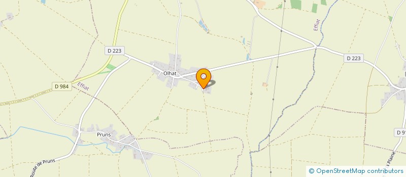 localisation de l'entreprise MONSIEUR JEAN CHARLES CARRIAS  EFFIAT