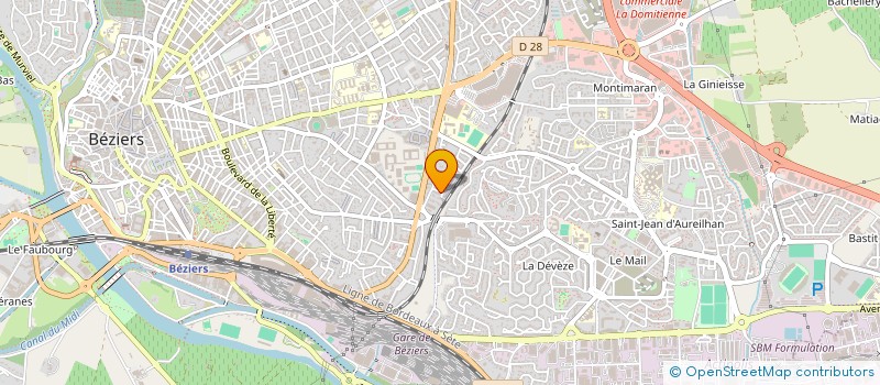 localisation de l'entreprise MONSIEUR JEAN CHARLES CASTAGNE  BEZIERS