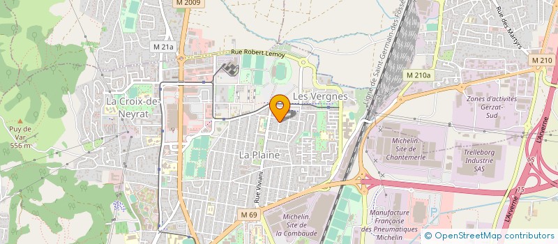 localisation de l'entreprise MONSIEUR JEAN-CHARLES CASTRO  CLERMONT-FERRAND