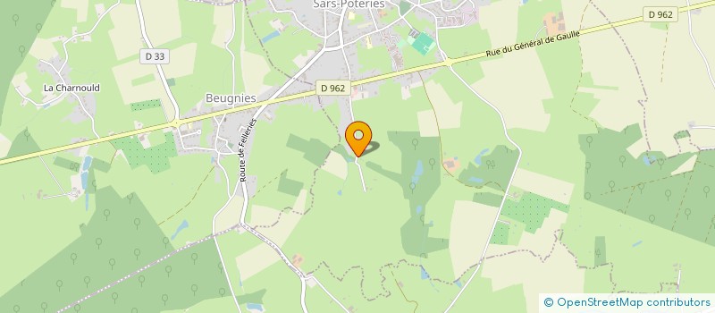 localisation de l'entreprise MONSIEUR JEAN-CHARLES CHEVAILLIER  SARS-POTERIES