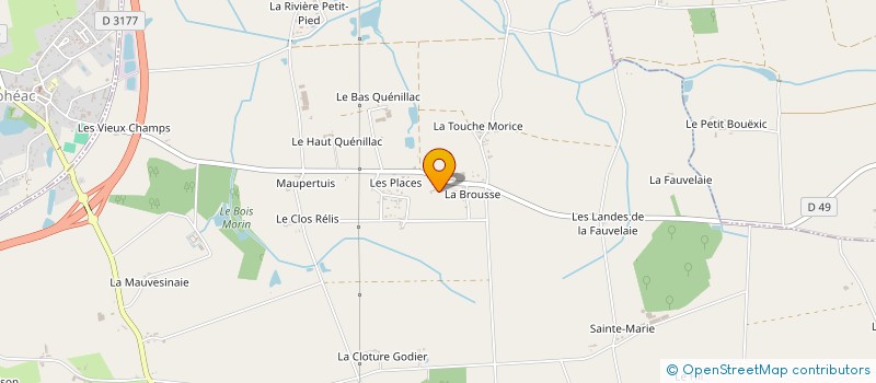 localisation de l'entreprise MONSIEUR JEAN-CHARLES CHOMA  GUIPRY-MESSAC