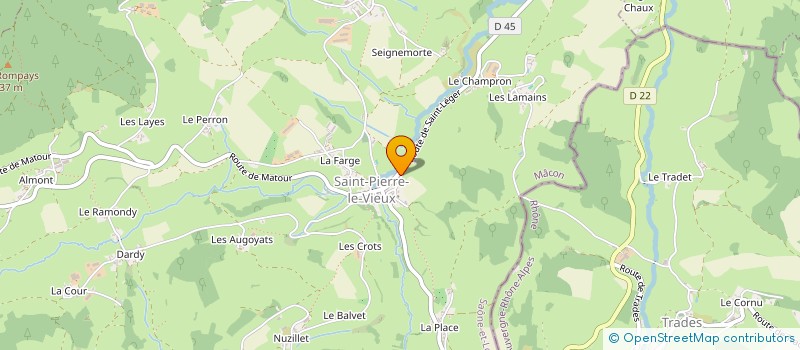 localisation de l'entreprise MONSIEUR JEAN-CHARLES CLAUDEL à SAINT-PIERRE-LE-VIEUX