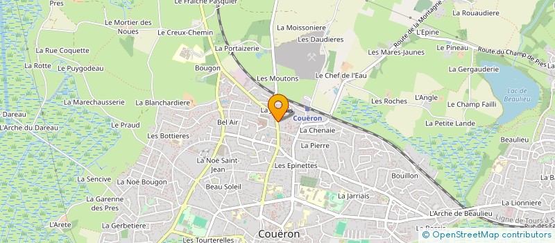 localisation de l'entreprise MONSIEUR JEAN-CHARLES CLOUET à COUERON